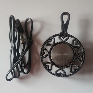 VTG. Williamburg Cast Iron Electric Food Warmer Trivet Hearts.☆☆☆